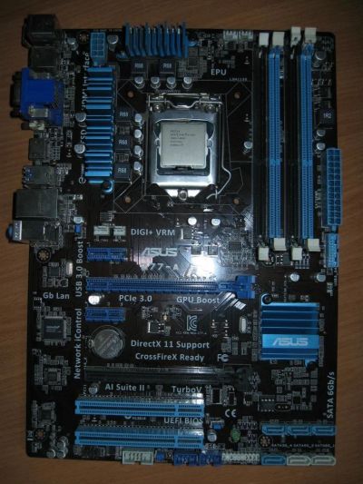 Лот: 9791776. Фото: 1. ASUS Z77-A. Материнские платы