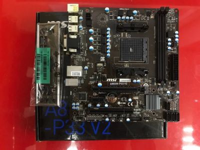 Лот: 12995079. Фото: 1. MB MSI A88XM-P33 V2 (mATX, FM2... Материнские платы