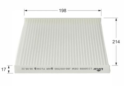 Лот: 25808644. Фото: 1. Фильтр салонный LivCar Chery LCQ0009... Расходные материалы