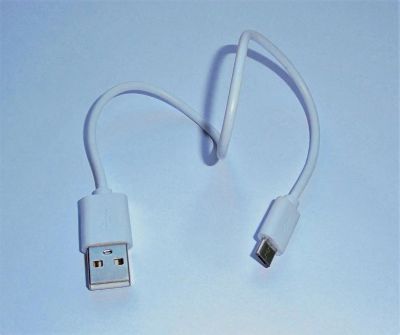Лот: 10973862. Фото: 1. Кабель USB, белый. Дата-кабели, переходники