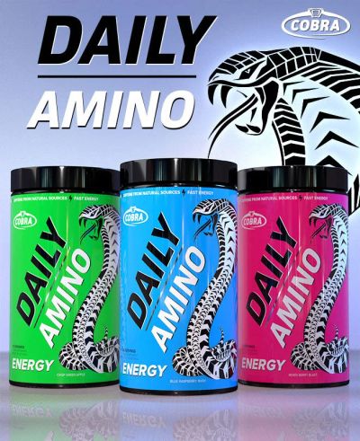 Лот: 10584471. Фото: 1. Daily Amino 255 гр. Cobra Labs... Спортивное питание, витамины