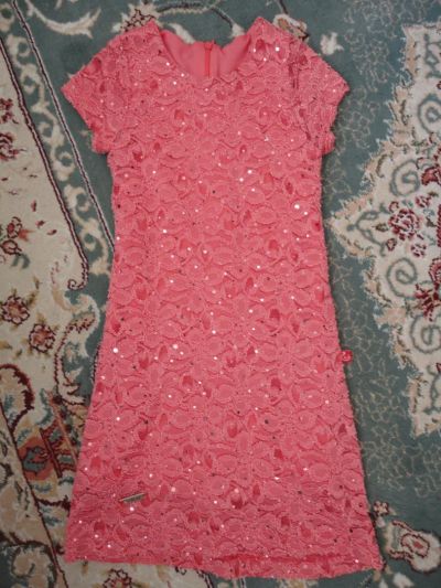 Лот: 4222258. Фото: 1. Нарядное розовое платье для модницы... Платья, сарафаны