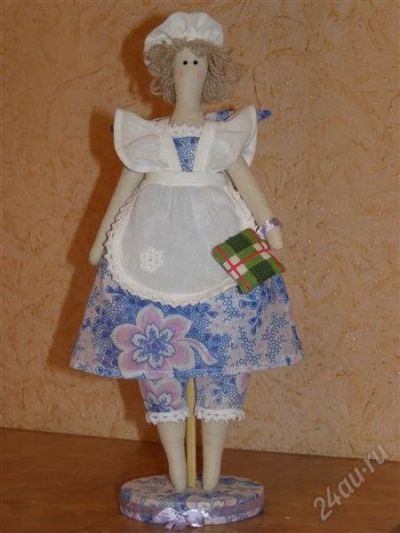 Лот: 2353153. Фото: 1. Кукла Тильда "Кухонная фея" в... Авторские куклы, игрушки, поделки