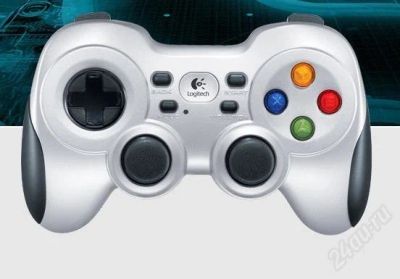 Лот: 5360970. Фото: 1. Беспроводной геймпад Logitech... Рули, джойстики