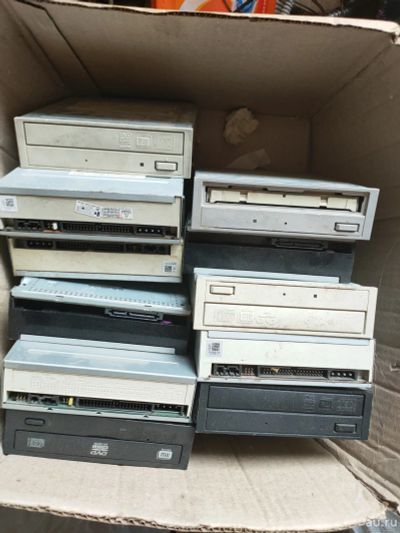 Лот: 17998232. Фото: 1. CD-ROM, DVD-ROM одним лотом. Приводы CD, DVD, BR, FDD
