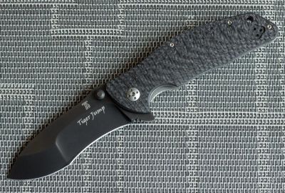 Лот: 2965414. Фото: 1. Dendra tiger jump Lionsteel -... Ножи, топоры