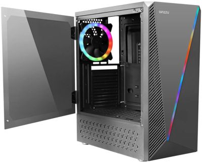 Лот: 3331565. Фото: 1. Корпус ATX.новый. RGB подсветка... Корпуса, блоки питания