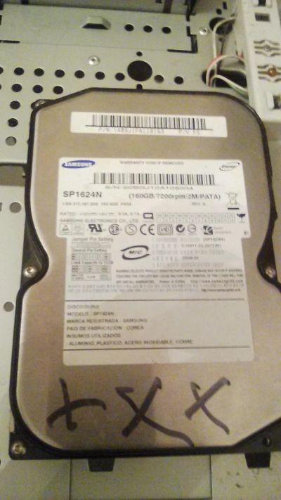 Лот: 6506491. Фото: 1. Жестский диск на 160 гб. Samsung. Жёсткие диски (HDD)