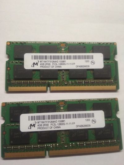 Лот: 15203210. Фото: 1. DDR3L PC3L 1600MHz 8Gb (4+4) для... Оперативная память