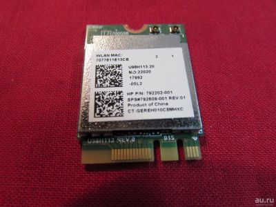 Лот: 14460316. Фото: 1. Wi-Fi карта rtl8188ee 792202-001... Сетевые карты
