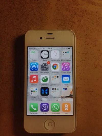 Лот: 6624241. Фото: 1. Iphone 4s 16 gb белый. Смартфоны