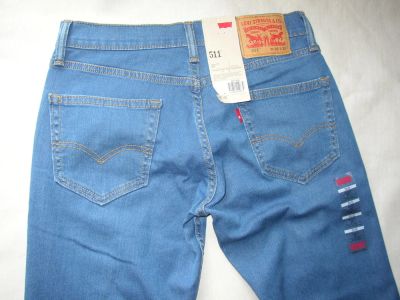 Лот: 9741547. Фото: 1. Джинсы slim летние Levis 511 р... Брюки, джинсы, шорты