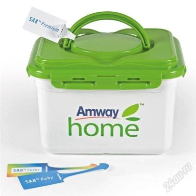Лот: 2588022. Фото: 1. amway home контейнер для стирального... Бытовая химия