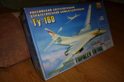 Лот: 3065245. Фото: 1. Сборная модель ТУ-160. Авиамоделизм