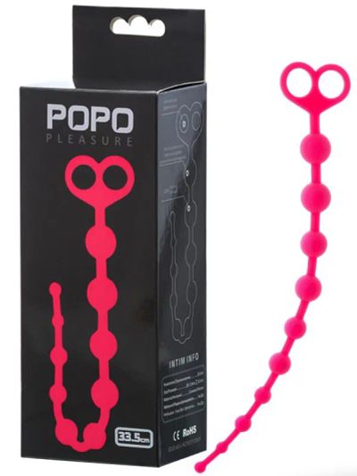 Лот: 22061257. Фото: 1. Анальные бусы TOYFA POPO Pleasure... Игрушки