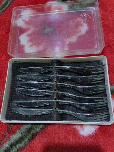 Лот: 19636032. Фото: 1. Вилки. Столовые приборы, ножи