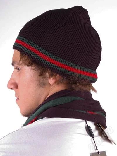 Лот: 1300733. Фото: 1. Шапка Gucci Wool/Silk Scarf... Головные уборы