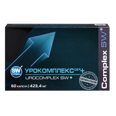Лот: 23714840. Фото: 1. Урокомплекс СВ+ капс. 423,4мг... Лекарства