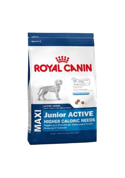 Лот: 5464090. Фото: 1. Корм Royal Canin Maxi Junior Active... Корма