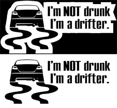 Лот: 9635883. Фото: 1. Наклейка I am a drifter. Наклейки автомобильные
