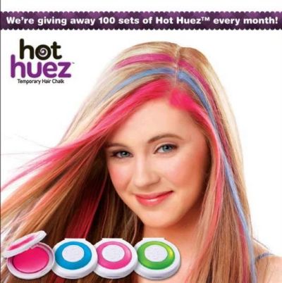 Лот: 4856296. Фото: 1. Цветные мелки для волос Hot Hues... Уход за волосами 