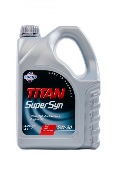 Лот: 14493519. Фото: 1. FUCHS TITAN SUPERSYN 5W-30 (Синтетика... Масла, жидкости