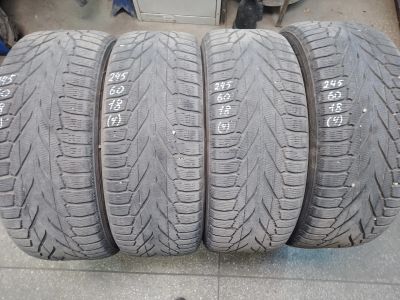 Лот: 20867429. Фото: 1. 4шт 245-60-18 Nokian Hakkapeliitta... Шины