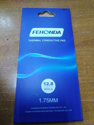 Лот: 20983655. Фото: 1. Термопрокладка Fehonda 85x45x1... Системы охлаждения