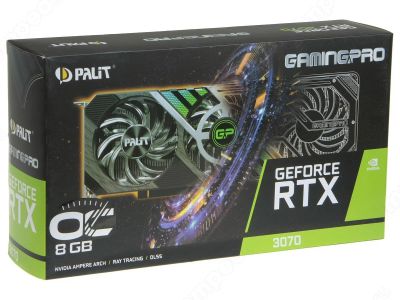 Лот: 17666142. Фото: 1. Видеокарта Palit GeForce RTX3070... Видеокарты