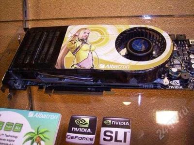 Лот: 885864. Фото: 1. Albatron GeForce 8800 GTX 575Mhz... Видеокарты