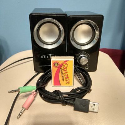 Лот: 20974568. Фото: 1. USB колонки Oklick OK-110 для... Активные акустические системы