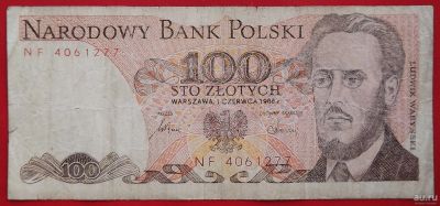 Лот: 18565194. Фото: 1. (№3834) 100 злотых 1986 (Польша... Европа