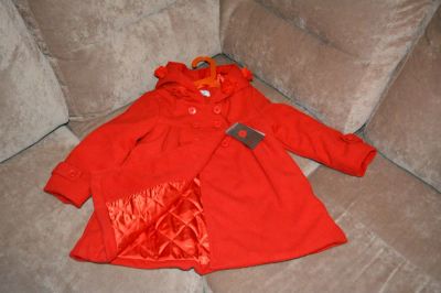 Лот: 3781196. Фото: 1. Пальто детское на подкладе утепленное. Верхняя одежда