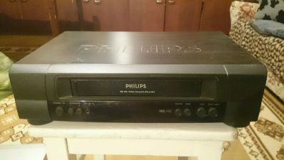 Лот: 6507095. Фото: 1. Видеомагнитофон Philips. Видеомагнитофоны