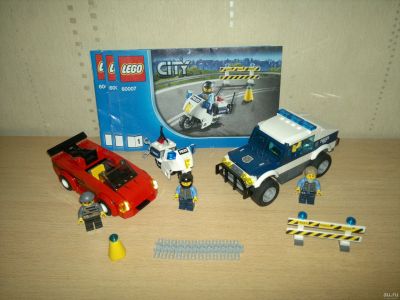 Лот: 6078069. Фото: 1. Лего Lego City 60007 Полицейская... Конструкторы