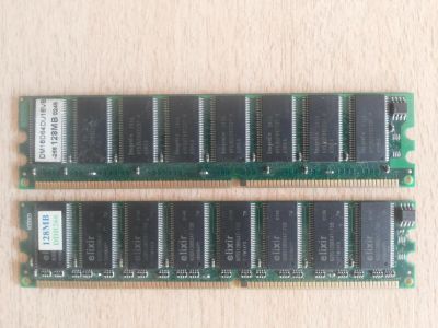 Лот: 4556135. Фото: 1. 128Mb DDR266 x2. Оперативная память