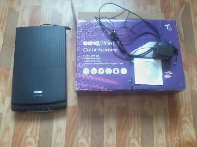 Лот: 1453288. Фото: 1. Сканер BENQ 7650T. Сканеры