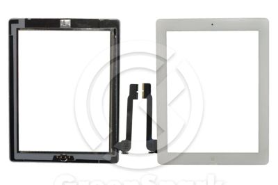 Лот: 13959762. Фото: 1. Тачскрин для iPad3 / iPad4 + кнопка... Дисплеи, дисплейные модули, тачскрины