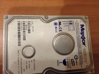 Лот: 4368755. Фото: 1. Жесткий диск Maxtor 60Gb работоспособность... Жёсткие диски (HDD)