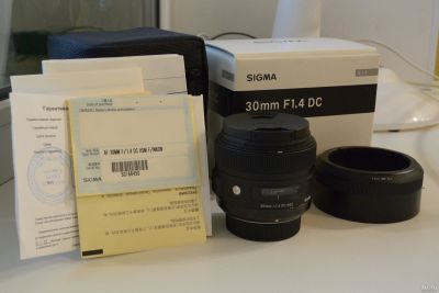 Лот: 17973383. Фото: 1. Объектив Sigma Art 30 F1,4 для... Объективы