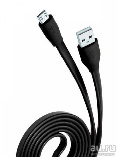 Лот: 12035644. Фото: 1. Кабель USB - Micro USB плоский... Дата-кабели, переходники