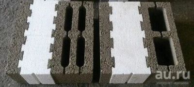 Лот: 7305059. Фото: 1. Теплоблок 20х40х40. Блоки, кирпич, брусчатка