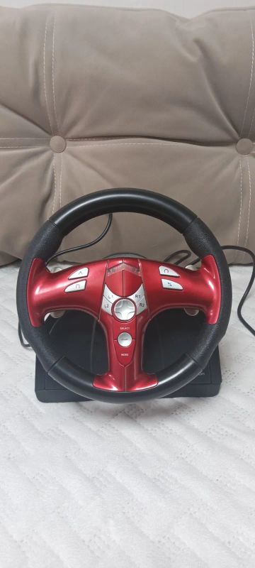 Лот: 24396171. Фото: 1. Руль игровой genius trio racer... Рули, джойстики