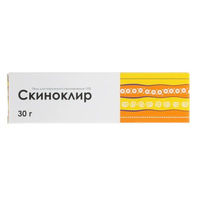 Лот: 24961543. Фото: 1. Скиноклир 15% гель для наружного... Лекарства
