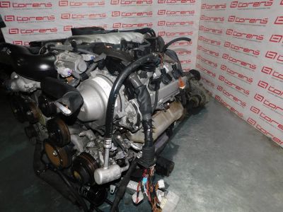Лот: 15089101. Фото: 1. Двигатель TOYOTA 1UZ-FE на CROWN... Двигатель и элементы двигателя