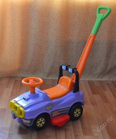 Лот: 950401. Фото: 1. Автомобиль Джип-каталка с ручкой. Машины и техника