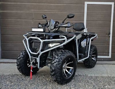 Лот: 24075026. Фото: 1. Квадроцикл Loncin 200 Long «Черный... Снегоходы, квадроциклы