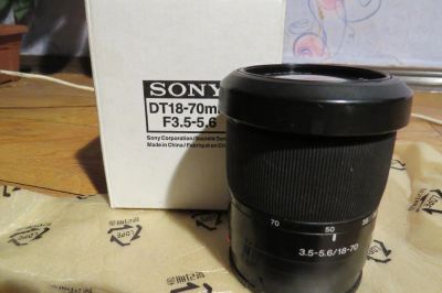 Лот: 9532774. Фото: 1. Объектив SONY DT 18–70 мм F3.5... Объективы