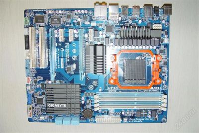 Лот: 2450975. Фото: 1. Мат.плата Gigabyte GA-970A-UD3... Материнские платы