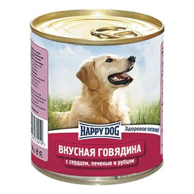 Лот: 13984256. Фото: 1. Happy Dog (Хэппи Дог) Говядина... Корма